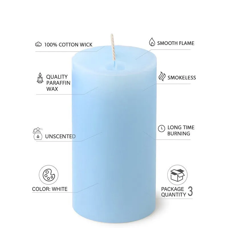 LumiEssence Elegant Scented Candle (Blue) - Set Of Three media 9