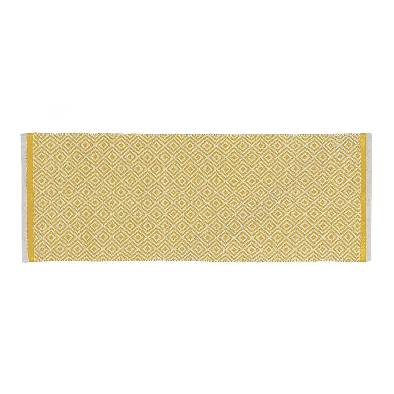 Earthica Cotton Runner Rug - Yellow media 1