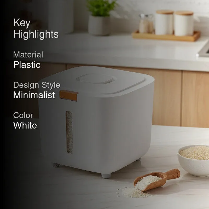Rioware Pure Store Plastic Rice Container - 5 L media 2