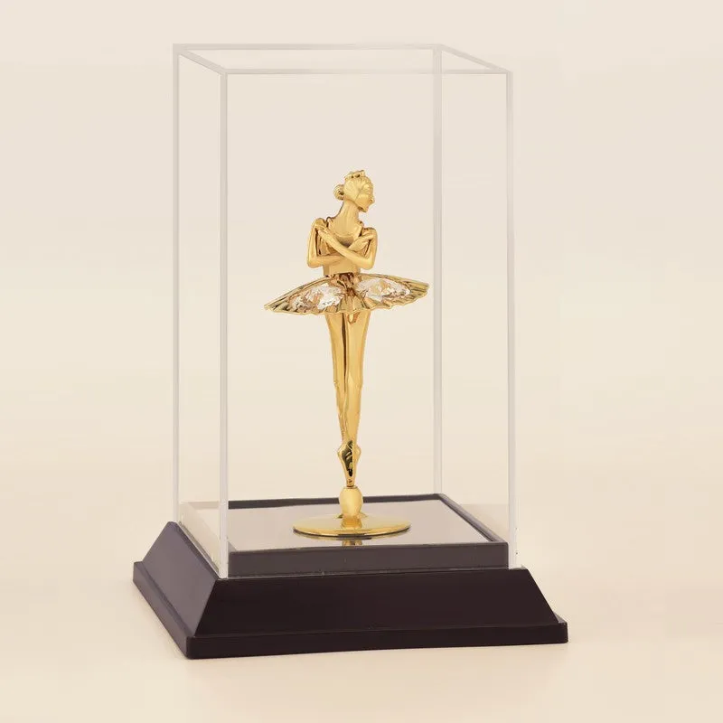 Golden Grace Lady 24K Gold Plated Mild Steel Showpiece media 3