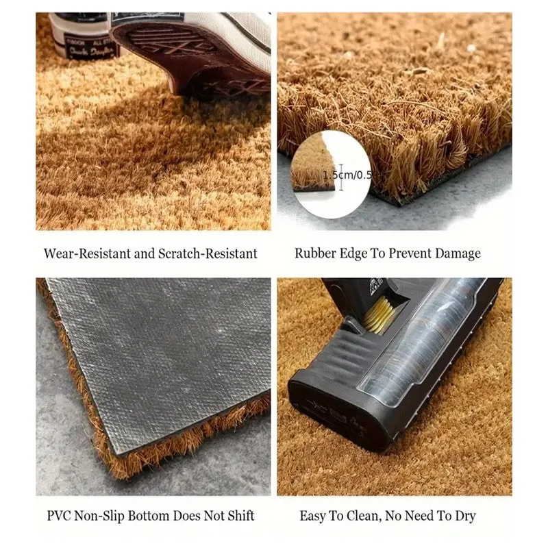 Welcome Home Coir Door Mats - Black media 6