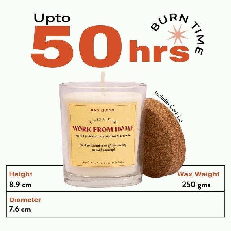 Work From Home - Cappuccino Scented Candle media 9