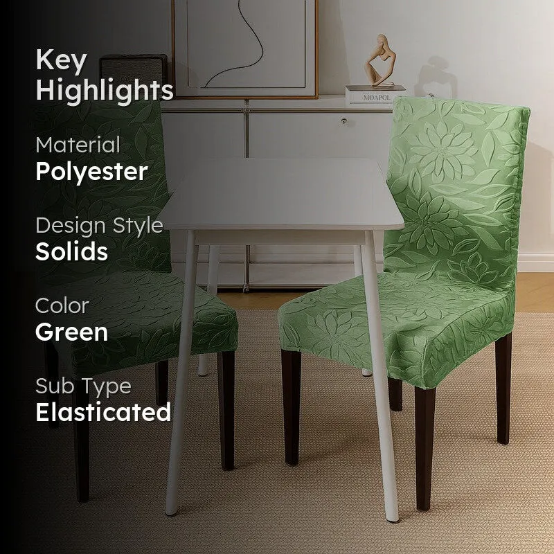 Serena Chair Cover (Light Green) - Set Of Two media 2