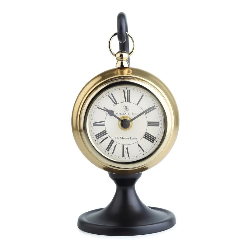 TimeLuxe Table Clock - Gold media 4