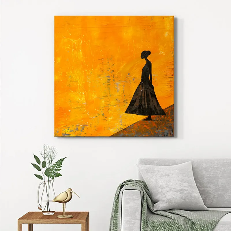Elegant Lady Wall Painting media 1
