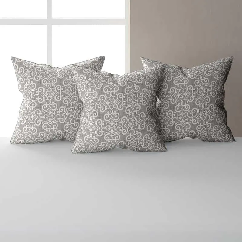 Swayam Shankuntala Diwan Set - Grey media 3