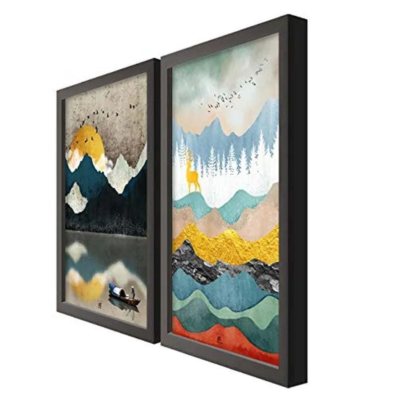 Painted Scenery Wall Art - Set Of Two media 4