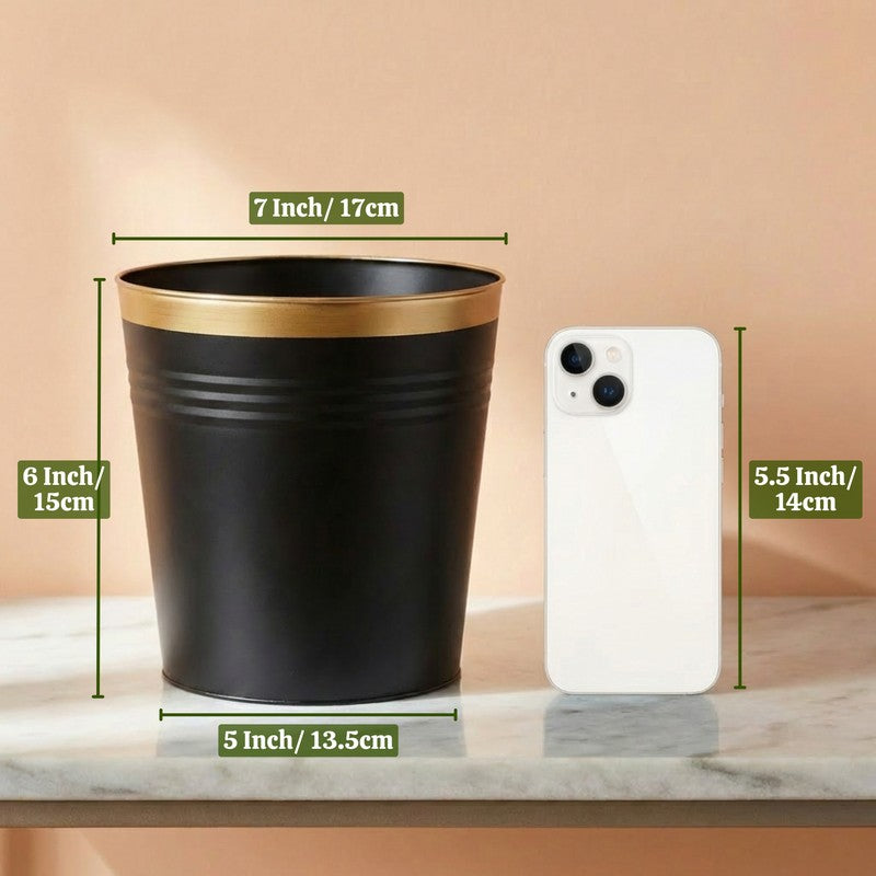Leafora Iron Planter - Black media 10