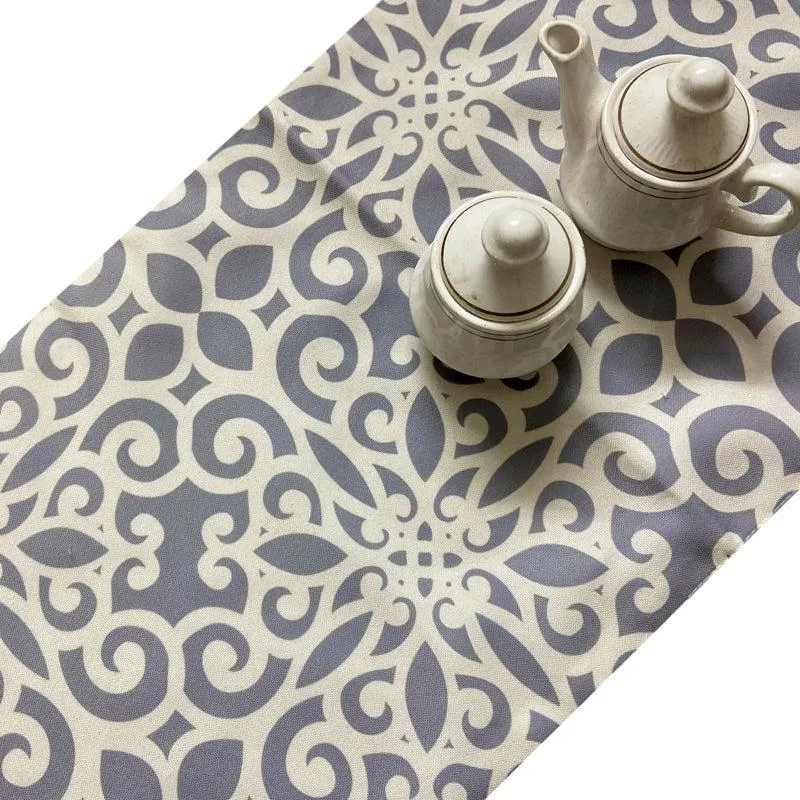Ekat Poly Canvas Table Runner - Grey media 5