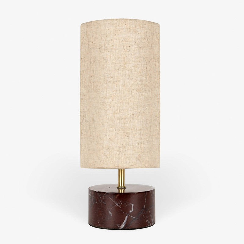 Orange Tree Kai MarbleTable Lamp - Brown,White media 3
