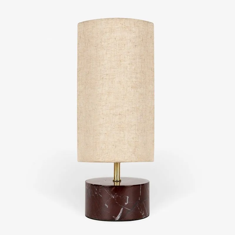 Orange Tree Kai MarbleTable Lamp - Brown,White media 3