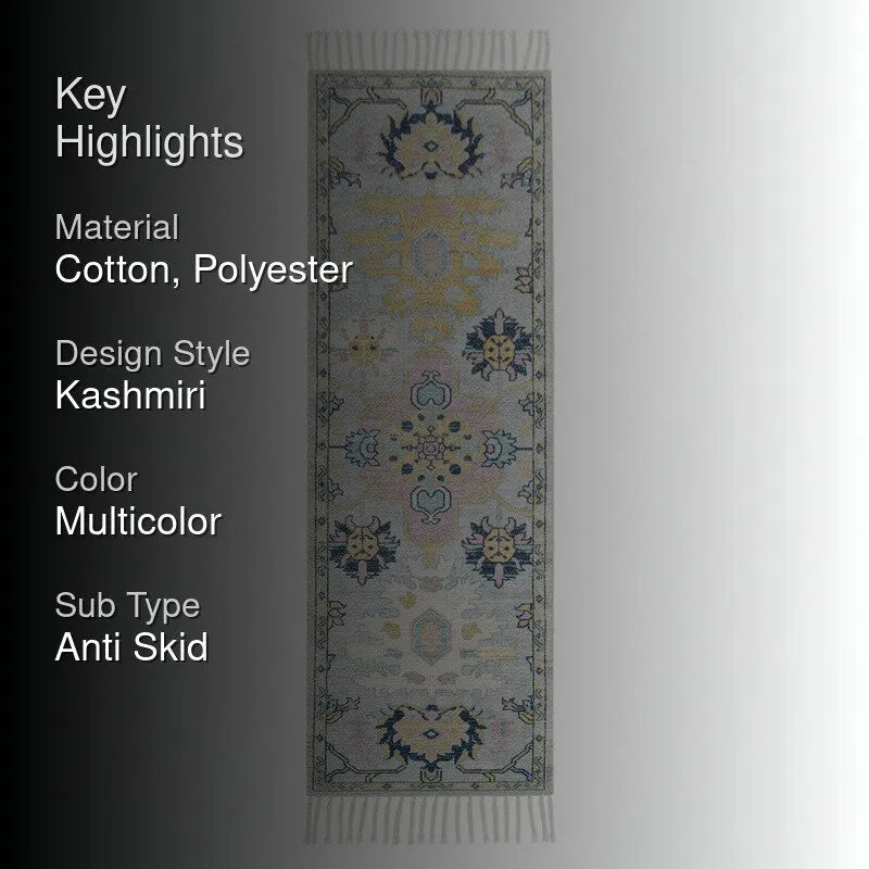 Persian Horizon Cotton Runner Rug media 2