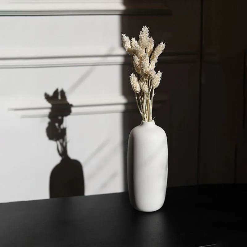 Dried Phalaris Flower Stick (White) - Set of Thirty media 1