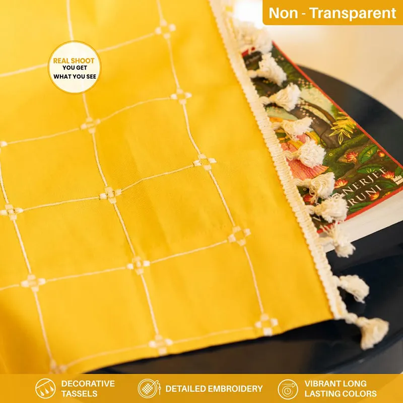 Urban Space Kanya Grid Curtain - Yellow media 4