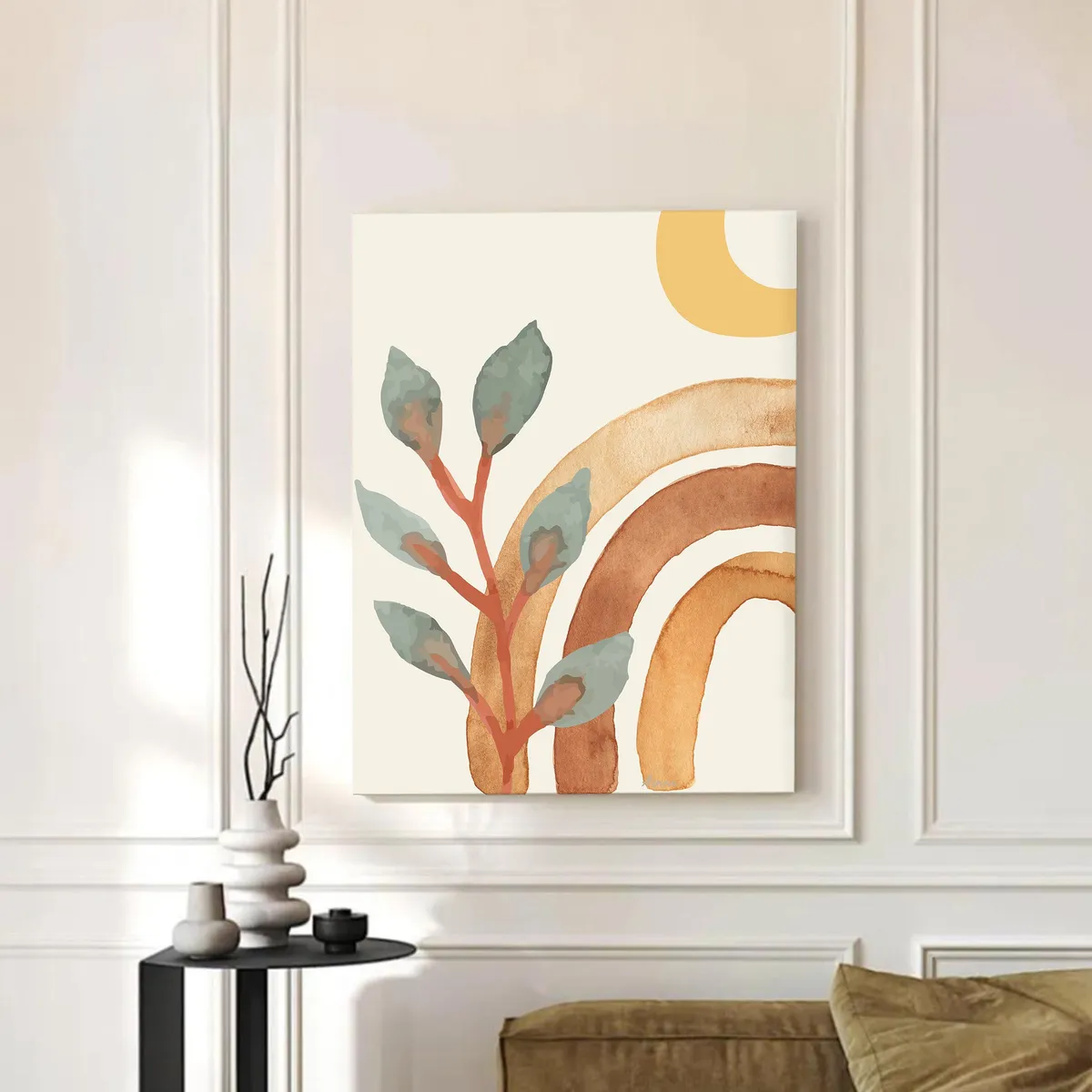 Soft Horizon Wall Art & Painting media 3
