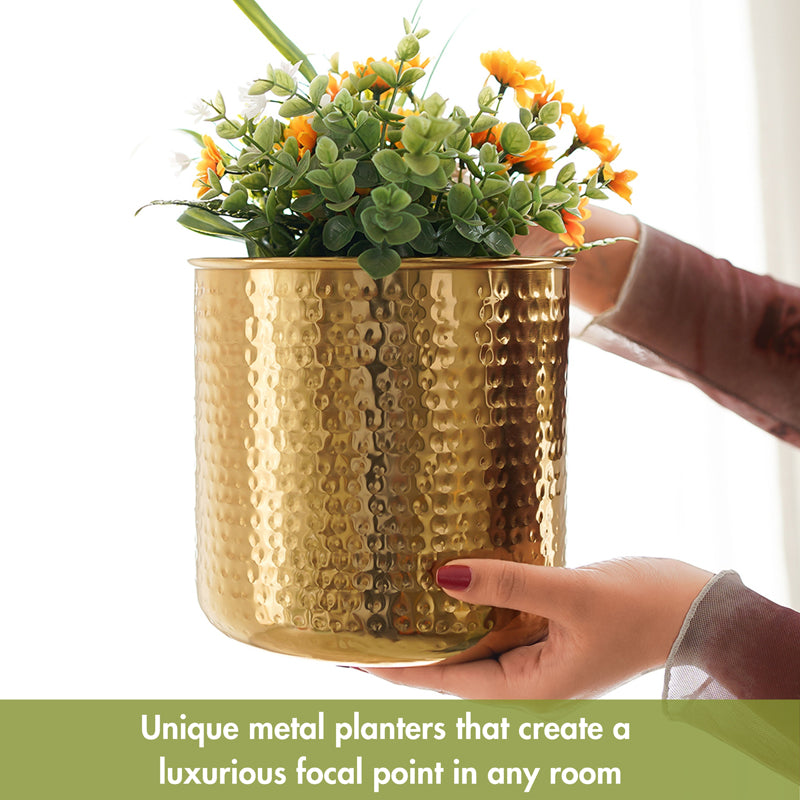 Aluvia Metal Planter - Set Of Two media 3
