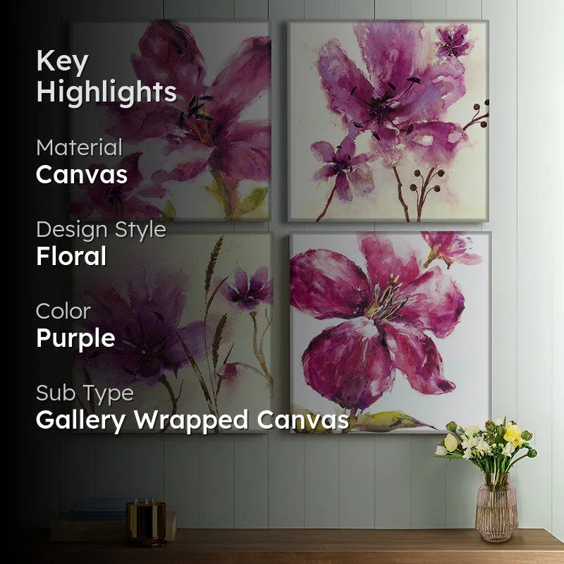 Orchid Charm Wall Art - Set Of Four media 2