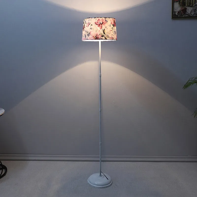 Lumikko Printed Metal Floor Lamp - White media 2