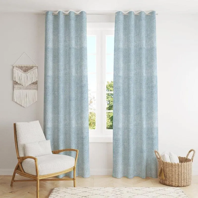 Zephyr Jacquard Single Curtain (Sea Green) media 1