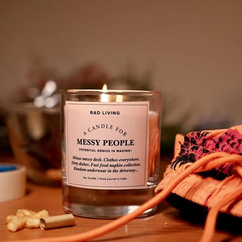 Messy People - Real Life Scented Candle media 4