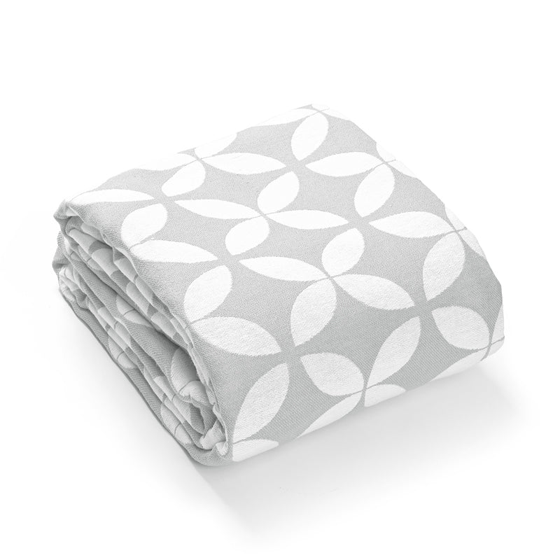 Saral Home Dhadki Cotton Bedsheet (Grey) - 150 TC media 4