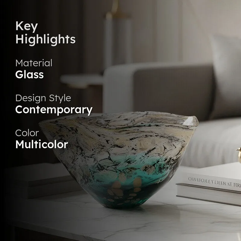 Olivara Glass Accent Bowl media 2