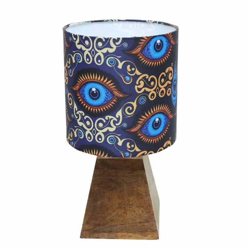 Mystical Eye Fabric Table Lamp - Multicolor media 4
