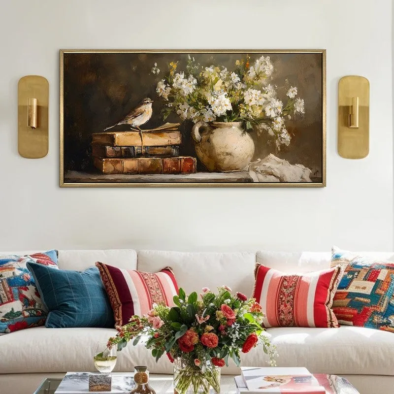 Romanticism Canvas Wall Painting With Frame media 1
