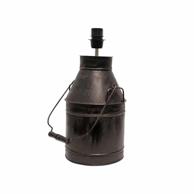 Milk Man Fabric Table Lamp - White,Black media 5