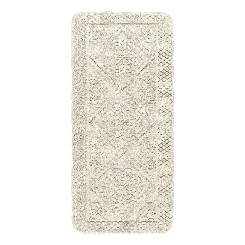 GentleStep Cotton Bath Mats (White) - Set of Two media 3
