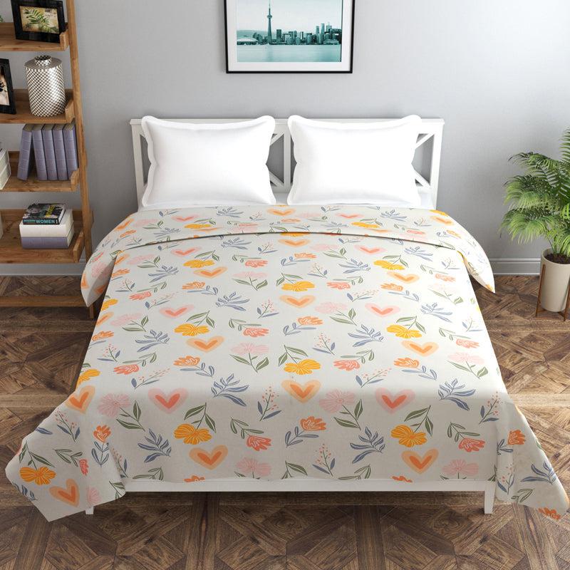 Funky Florals Cotton Duvet Cover - 210 TC media 3