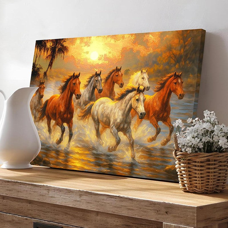 Stallions Of Sunset Wall Art media 4