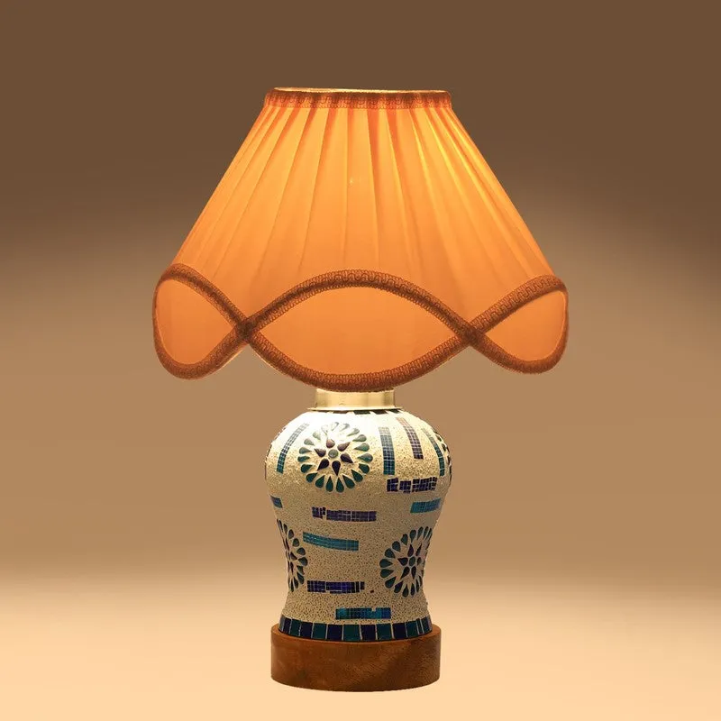 Sonara Pleated Wooden Table Lamp media 7