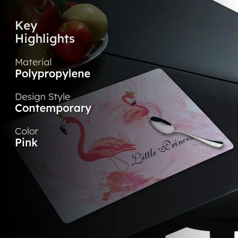 Flamingo Love Placemat - Set Of Six media 2
