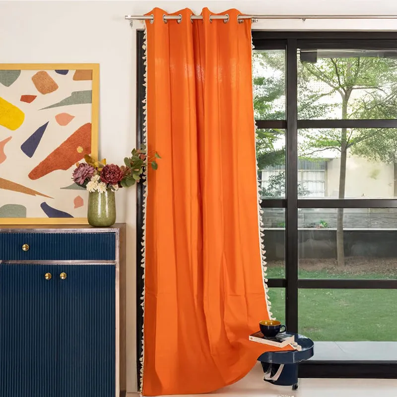 Urban Space Kanya Curtain - Orange media 2