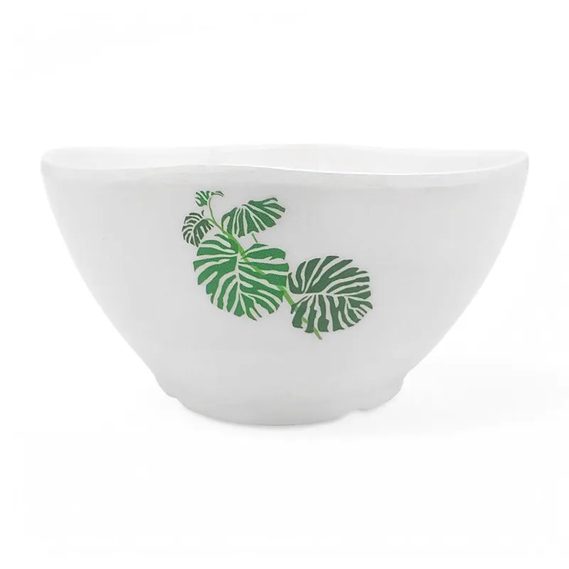 Swiss Leave Melamine Snack Bowls (240 mL Each) - Set of Six media 4