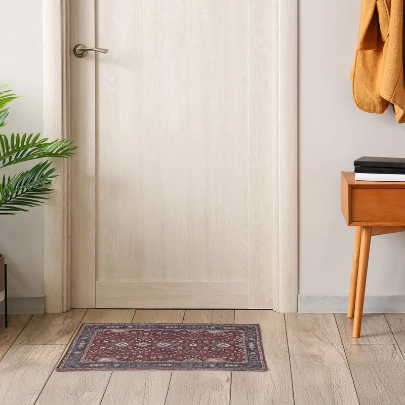 Teyra Cotton Door Mats - Red media 4