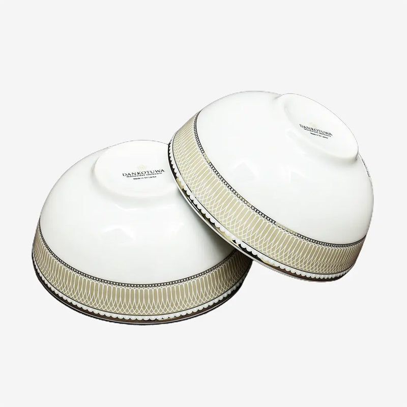 Shine Platine 24k Gold Brushed Porcelain Dinner Set - 21 Piece Set media 5