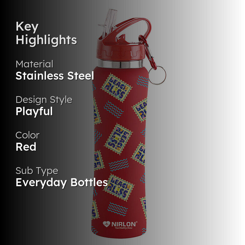 Beach Bless Sipper Water Bottle - 750 mL media 2