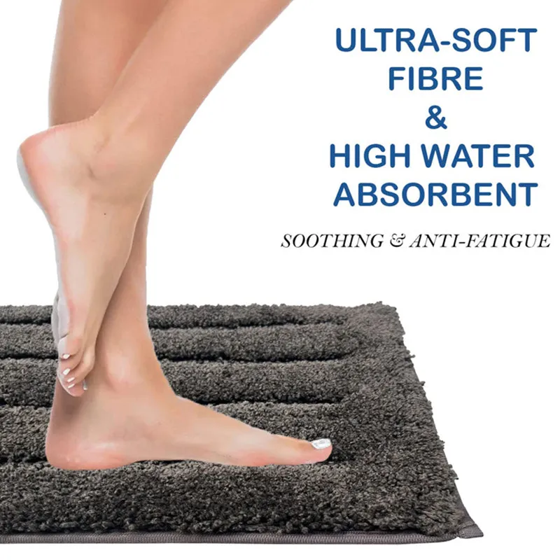 Luxe Classic Bath Mat - Coffee Brown media 4