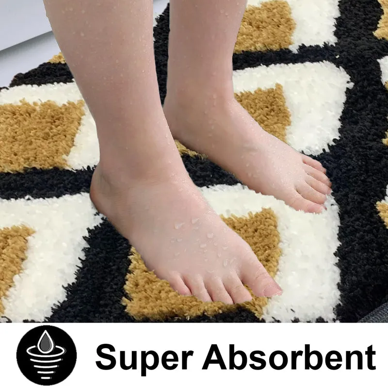Soft Treads Microfiber Bath Mat - Yellow media 5