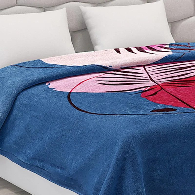 Monte Carlo Desert Oasis Blanket (Blue,Pink)- 600 GSM media 5