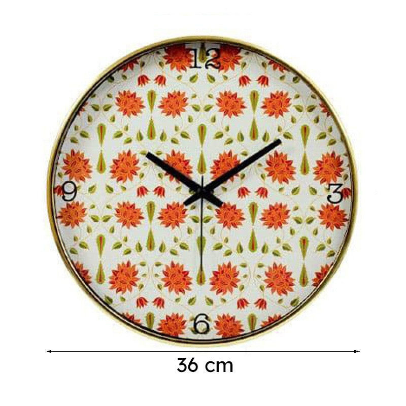 Bloom Blast Wall Clock media 6
