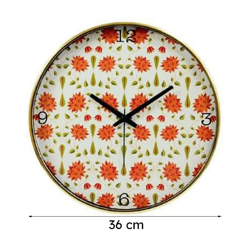 Bloom Blast Wall Clock media 6