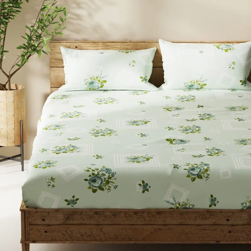 Ceynor Bedsheet (Green) - 115 GSM media 4