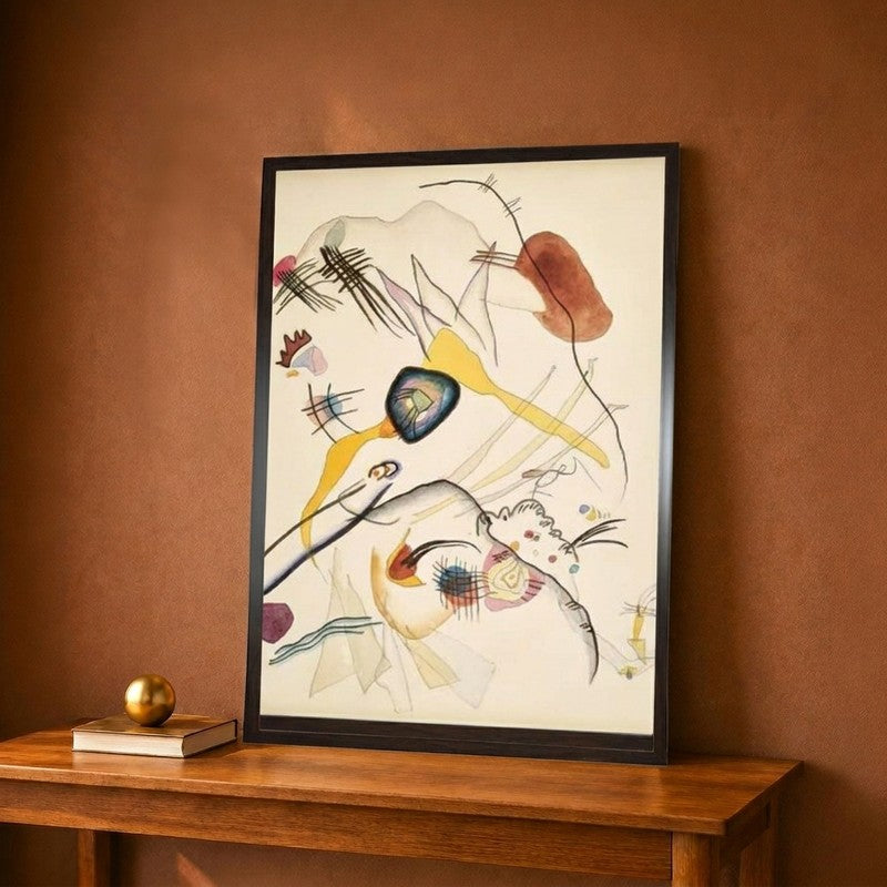 Composition III Canvas Wall Painting - 11 x 15 Inches