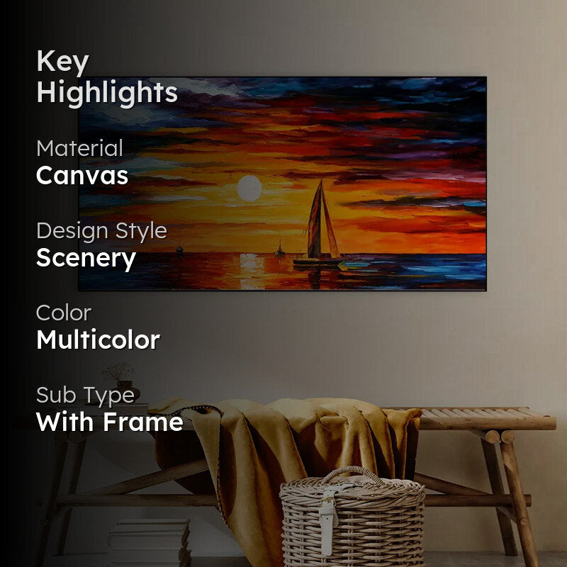 Dusk Color Pallet Canvas Wall Painting media 2
