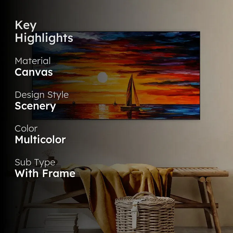 Dusk Color Pallet Canvas Wall Painting media 2