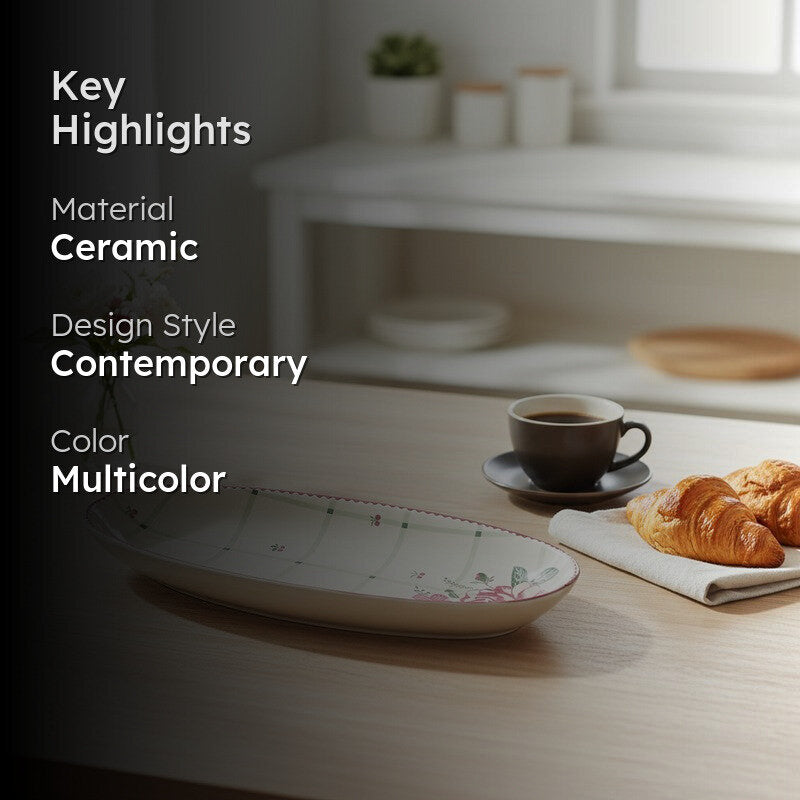 Zenvora Luxe Ceramic Platter media 2