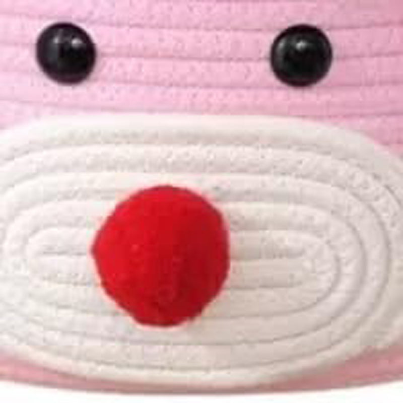 Doggo Dude Kids Rope Cotton Basket - Pink media 3